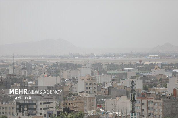 آلودگی هوا در مشهد