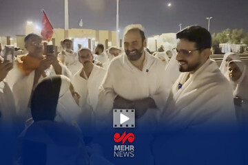 استقبال پرشور حجاج ایرانی از حسنین الحلو