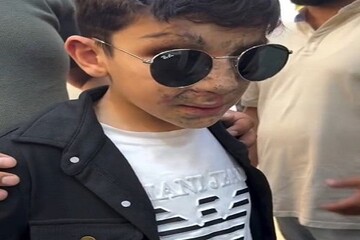 مجروحان انفجار پیجرهای لبنان مهمانان ویژه آیت الله سیستانی+ فیلم