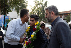 استقبال از مهدی الفتی در گرگان