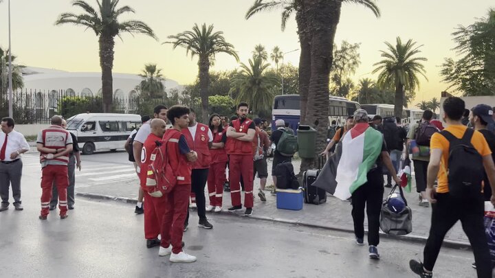 باوجود توقیف مادلین؛ «کاروان پایداری» تونس حرکت به سمت غزه را آغاز کرد