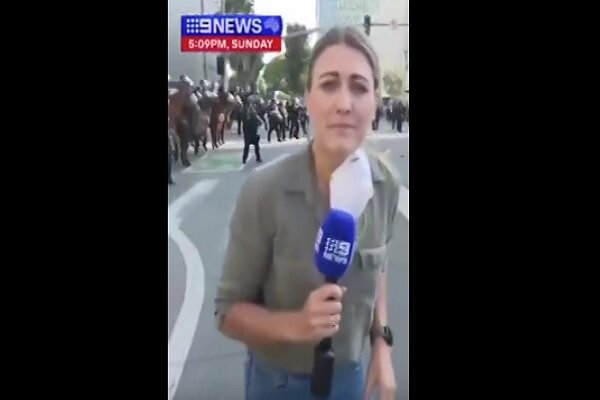 Australian reporter injured by US police in LA Australian reporter injured by US police in LA