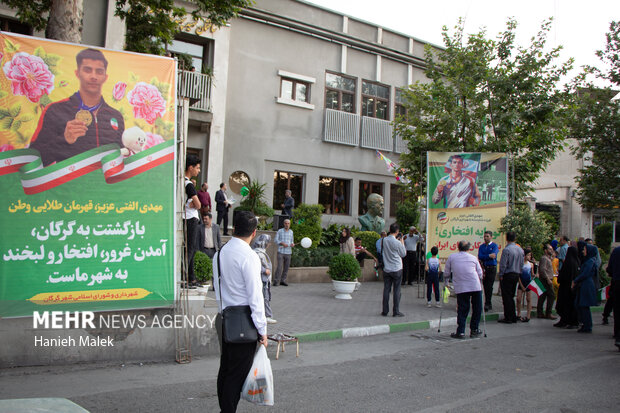 استقبال از مهدی الفتی تاریخ ساز ژیمناستیک کشور