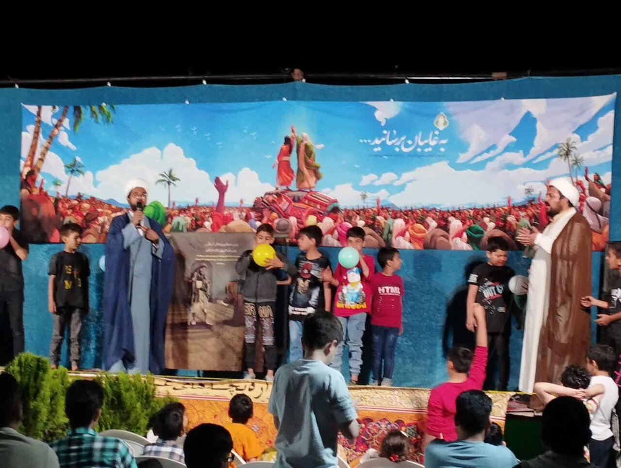 جوانان خوانسار در خط مقدم برپایی موکب‌های غدیری