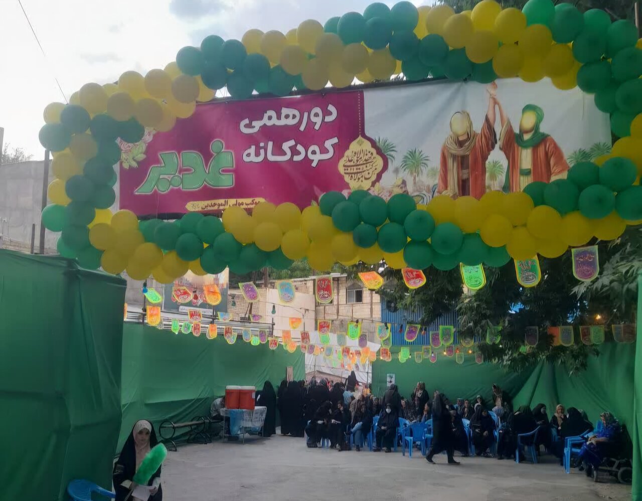 جوانان خوانسار در خط مقدم برپایی موکب‌های غدیری