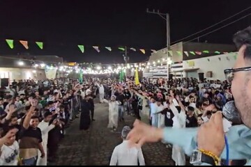 یزله‌های حماسی کوت عبدالله در جشن غدیر خم