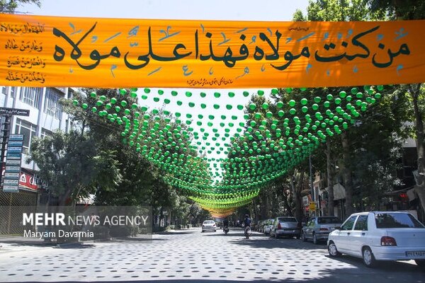 برگزاری کاروان شادی «سفره‌داران و خنچه‌بران غدیر» در آستانه اشرفیه