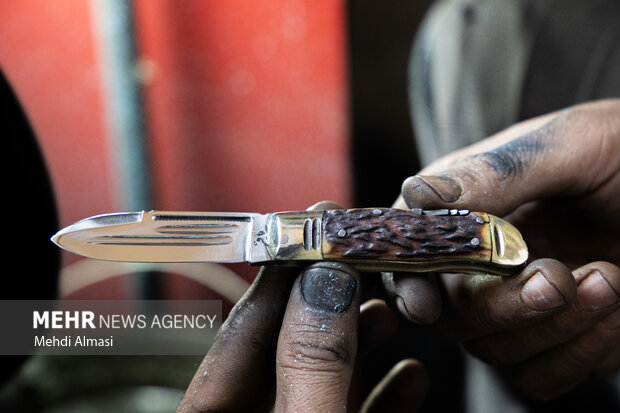 Local knife-making industry in Zanjan