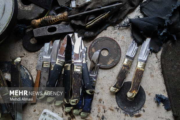 Local knife-making industry in Zanjan