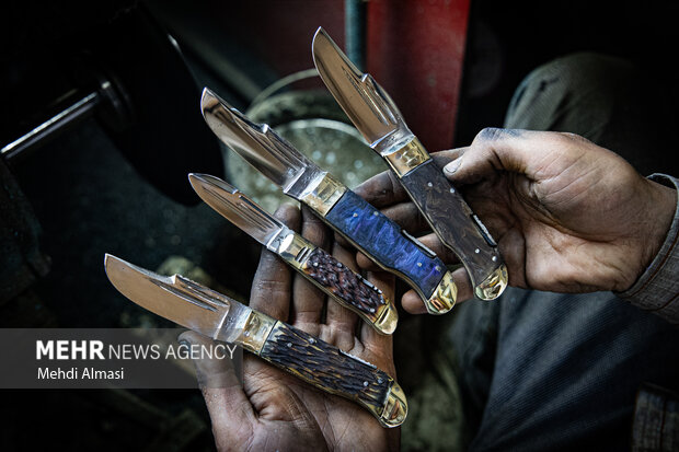 Local knife-making industry in Zanjan
