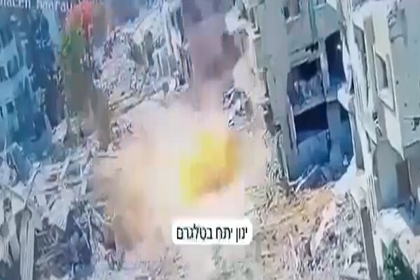 لحظه انهدام تانک اسرائیلی به دست مقاومت+ فیلم