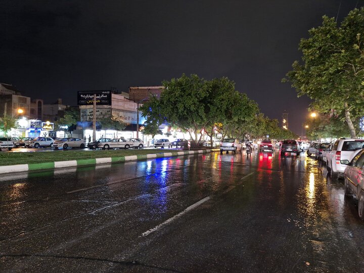 بارش باران در مشهد