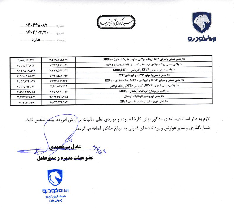 ماجرای افزایش قیمت محصولات ایران خودرو چیست؟ 3