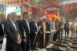 ادای احترام استاندار تهران به شهدای ملارد