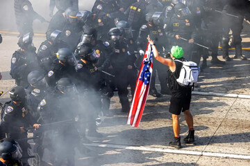  Selective Silence; West media ignores LA protests crackdown
