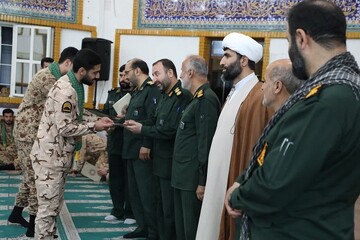 تجلیل از سربازان سادات سپاه قدس گیلان به مناسبت عید غدیر خم