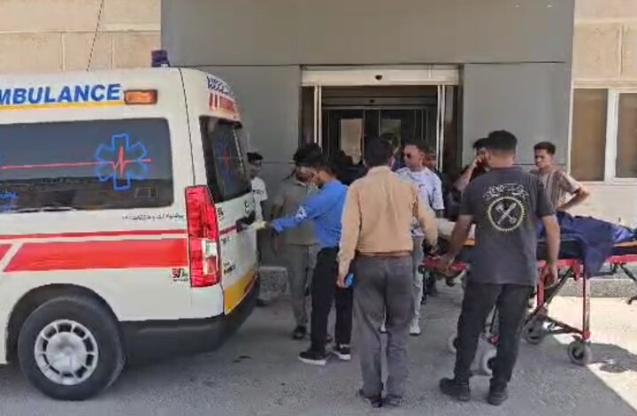 اعزام مصدومان حادثه انفجار در دیر