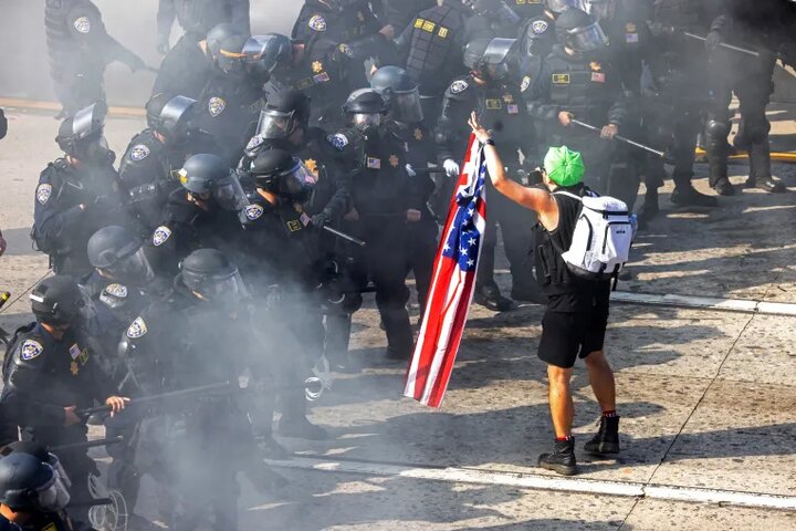  Selective Silence; West media ignores LA protests crackdown