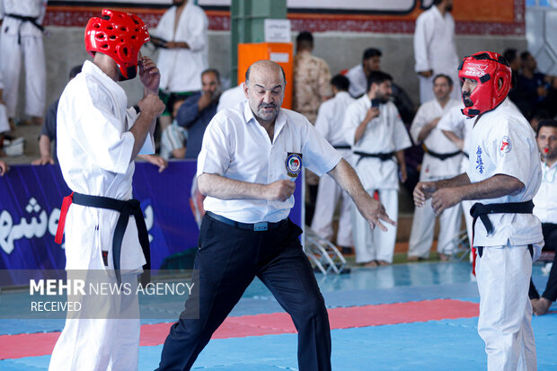 مسابقات قهرمانی کاراته پایوران کل سپاه پاسداران