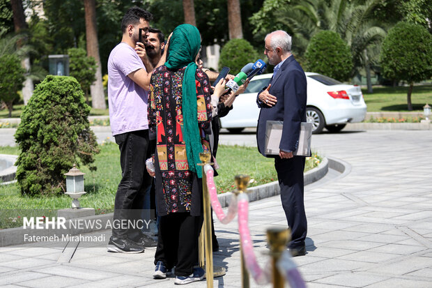 سعید اوحدی رییس بنیاد شهید و امور ایثارگران در حاشیه جلسه هیئت دولت