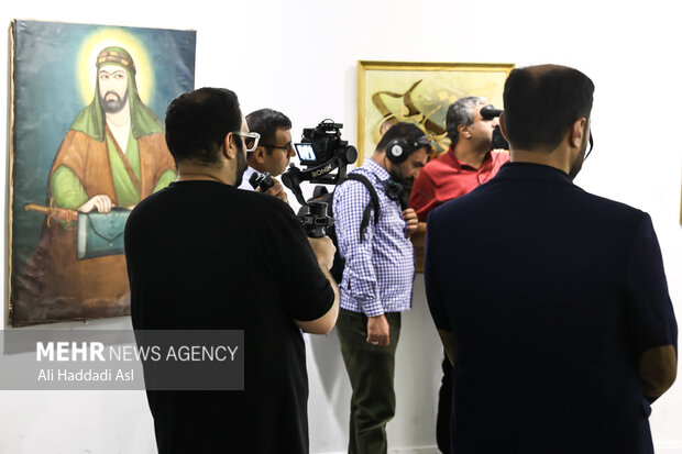 افتتاح نمایشگاه پیوند جهان
