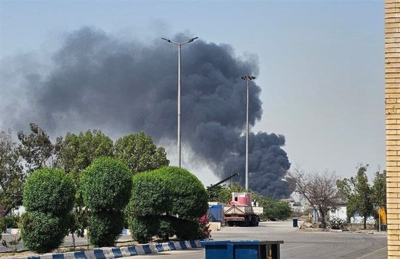 حادثه،حريق،هرمزگان،استانداري،بندر،بحران