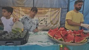 برپایی موکب رهروان شهدا تالش محله لنگرود به مناسبت عید غدیر خم