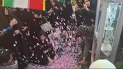 مزار سردار دل ها پوشیده از گل محمدی شد