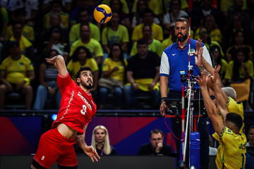 2025 VNL: Iran lose to powerhouses Brazil