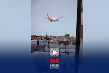 VIDEO: Moment when passenger plane crashed in India