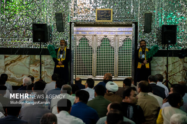مراسم غبارروبی حرم حضرت عبدالعظیم حسنی (علیه‌السلام)