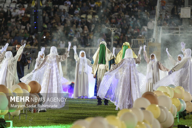 جشن عید غدیر در ورزشگاه حافظیه شیراز