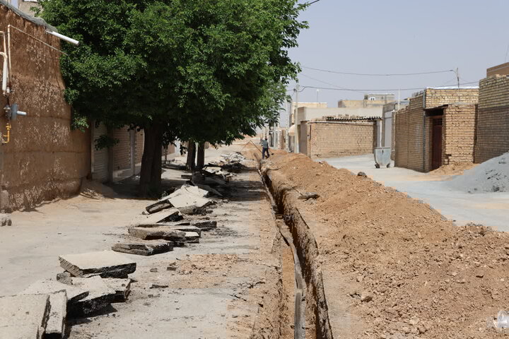 ۲۰ کیلومتر از شبکه فرسوده آبرسانی مبارکه در حال بازسازی است
