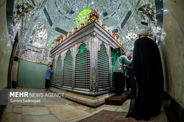 مراسم غبارروبی حرم حضرت عبدالعظیم حسنی (علیه‌السلام)