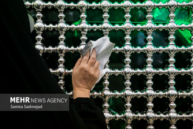 مراسم غبارروبی حرم حضرت عبدالعظیم حسنی (علیه‌السلام)