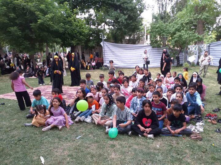 برگزاری جشن غدیر ویژه کودکان در پارک ۱۵ خرداد بیجار