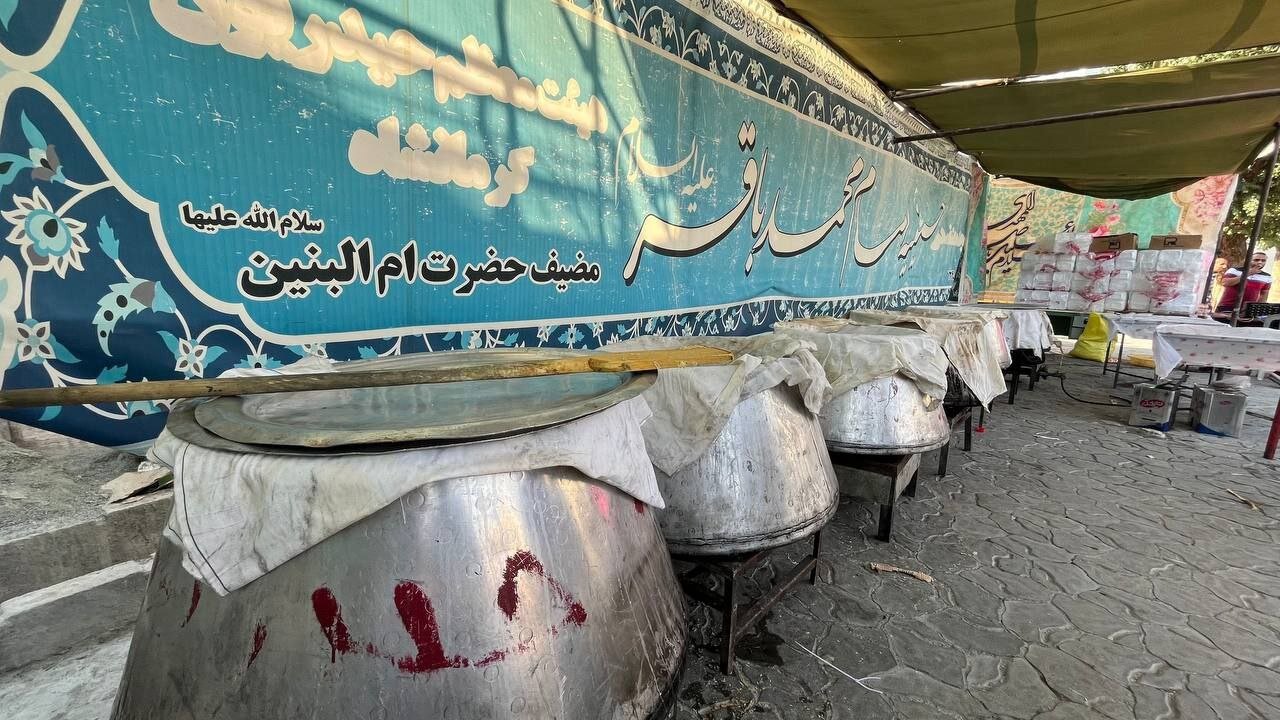 برپایی موکب مضیف حضرت ام‌البنین(س) کرمانشاه به مناسبت عید غدیر