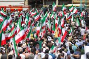 حضور پرشور مردم اردکان در راهپیمایی جمعه خشم