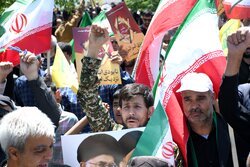 فریاد مرگ بر اسرائیل مردم خراسان جنوبی