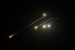 Iran's attack on Israel photos