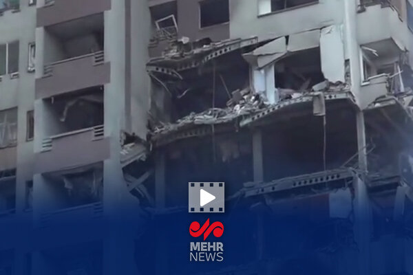 Tahran’daki hedef alınan bölgelerden görüntüler Tahran’daki hedef alınan bölgelerden görüntüler