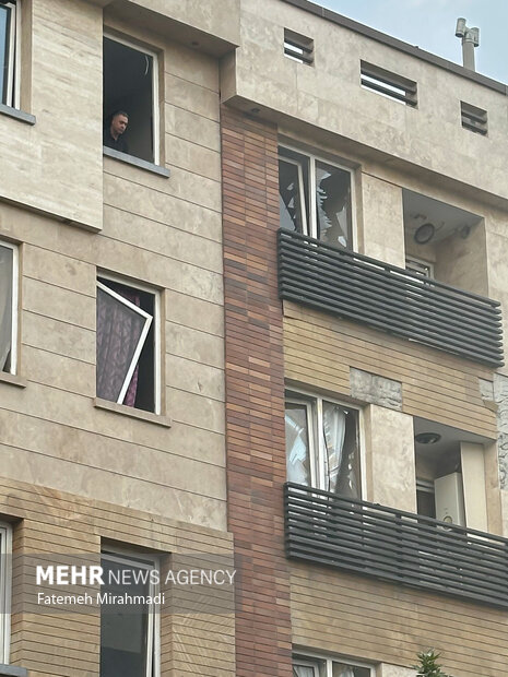 تصاویری از حمله رژیم غاصب صهیونیستی به تهران