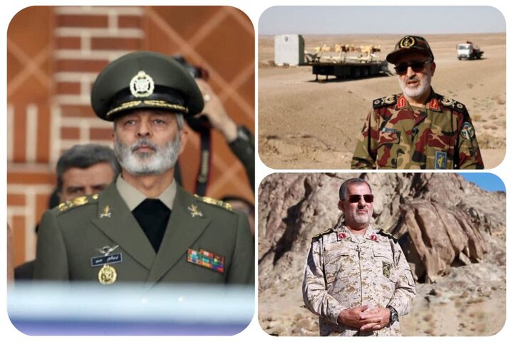 سه فرمانده ارشد نیروهای مسلح با حکم فرمانده کل قوا منصوب شدند