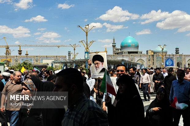 اجتماع «حیدریون» در حرم مطهر امام رضا(ع)