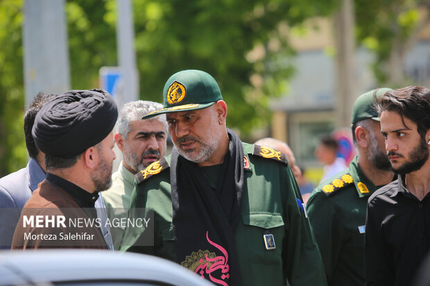 راهپیمایی مردم چهارمحال و بختیاری در پشتیبانی از «انتقام ملی»