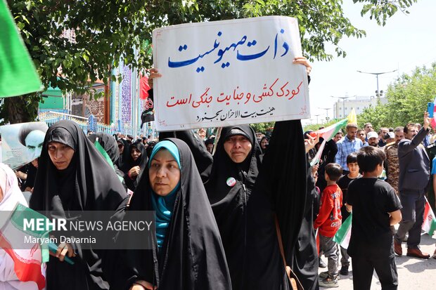 راهپیمایی ضد صهیونیستی بعد نماز جمعه در بجنورد