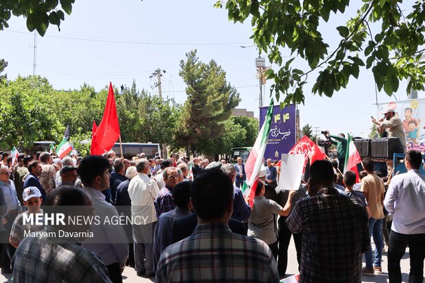 راهپیمایی ضد صهیونیستی بعد نماز جمعه در بجنورد