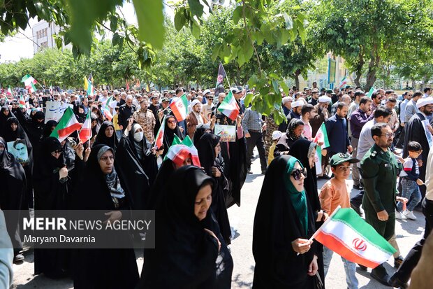 راهپیمایی ضد صهیونیستی بعد نماز جمعه در بجنورد