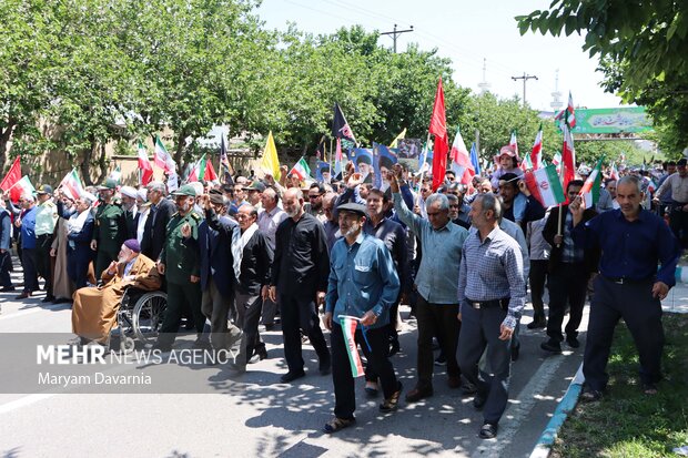 راهپیمایی ضد صهیونیستی بعد نماز جمعه در بجنورد