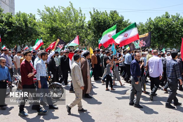 راهپیمایی ضد صهیونیستی بعد نماز جمعه در بجنورد
